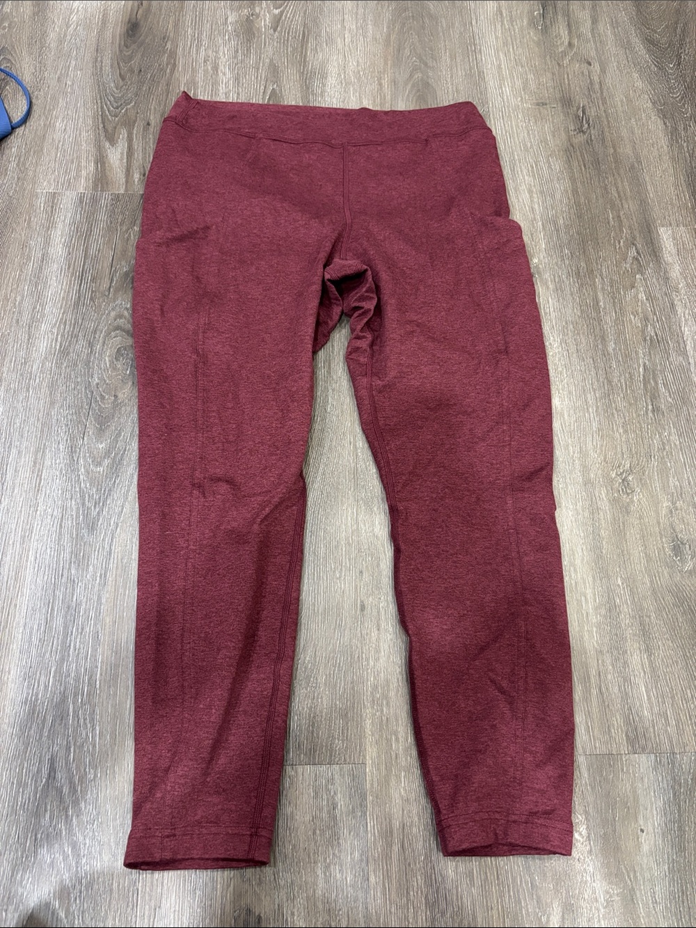 lululemon athletica Wine Red Athletic Leggings